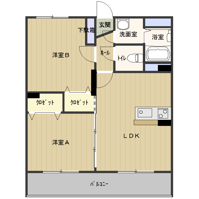 グランディール リオン　間取り