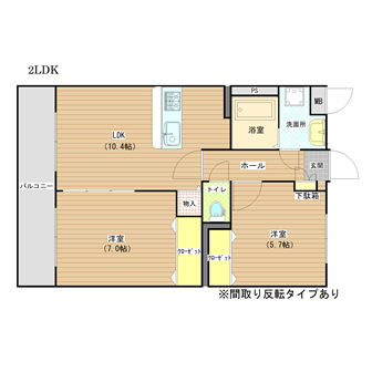 Ｙ＆Ｍメゾン西大塚間取りb