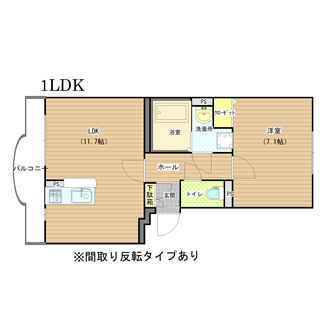 Ｙ＆Ｍダリヤパーク前間取りa