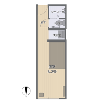 シェアハウス美女木居室